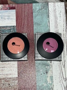 glominerals NIB gloEye Shadow Makeup Set Berry & Waterlily Orange Fuchsia Beauty